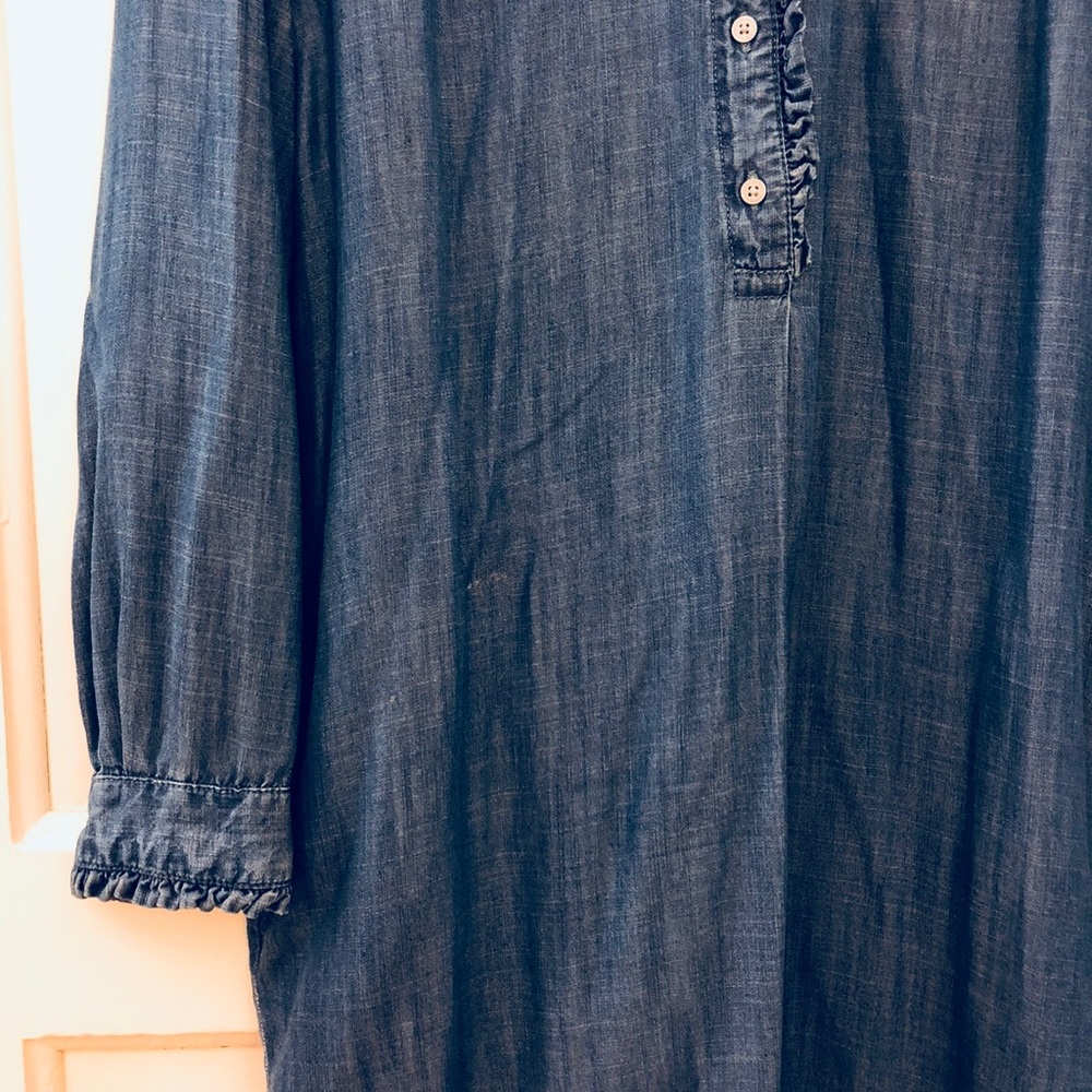 LOFT Long sleeve denim dress